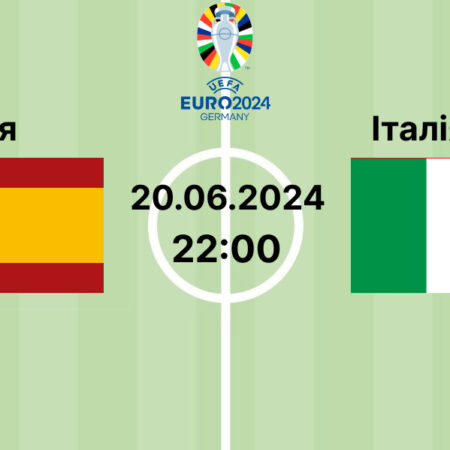 Прогноз та ставки на матч ЄВРО-2024 Іспанія — Італія 18.06.2024