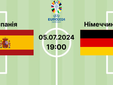 Прогноз та ставки на матч ЄВРО-2024 Іспанія — Німеччина 05.07.2024